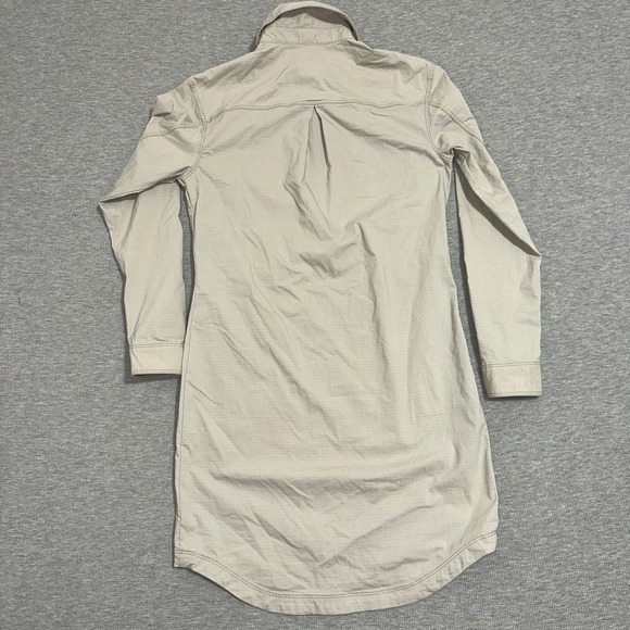 Title Nine Womens Beige Ripstop Utility Popover Shirt Dress TN-120930 Size XS - Picture 9 of 11